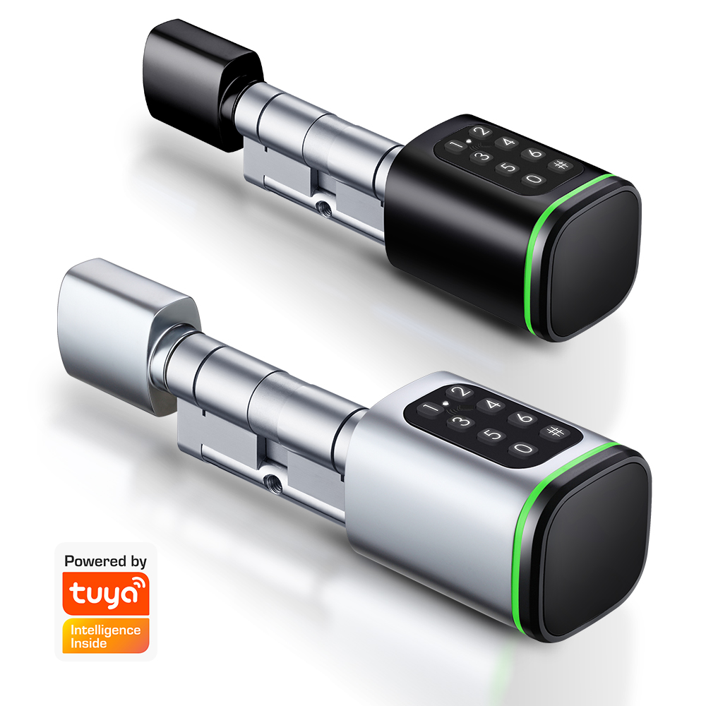 Smart Home Door Lock - Smart Cylinder Lock Tuya 60-90mm Electric
