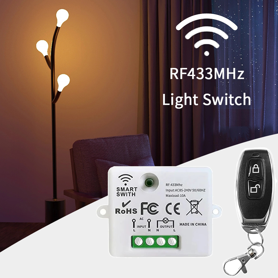 RF 433MHz Wireless Remote Cont - Universal Remote Smart Home 评论和价格