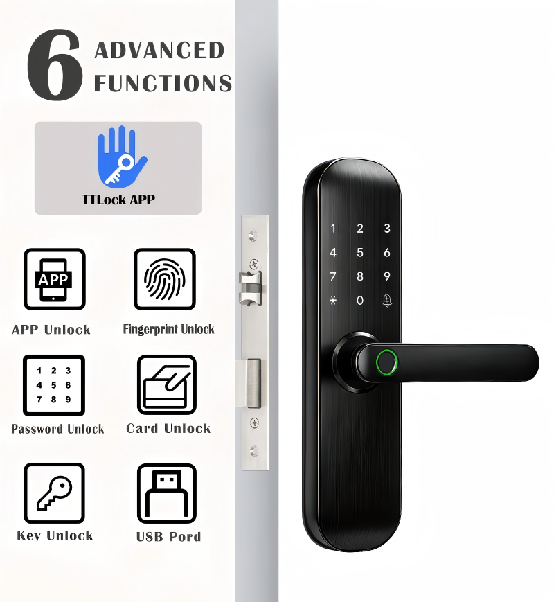 TTLock Bluetooth APP Smart Fin - Smart Home Door Lock 评论和价格