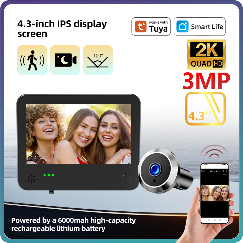 Danmini 4.3inch 2K Smart Life  - Smart Home Video 评论和价格
