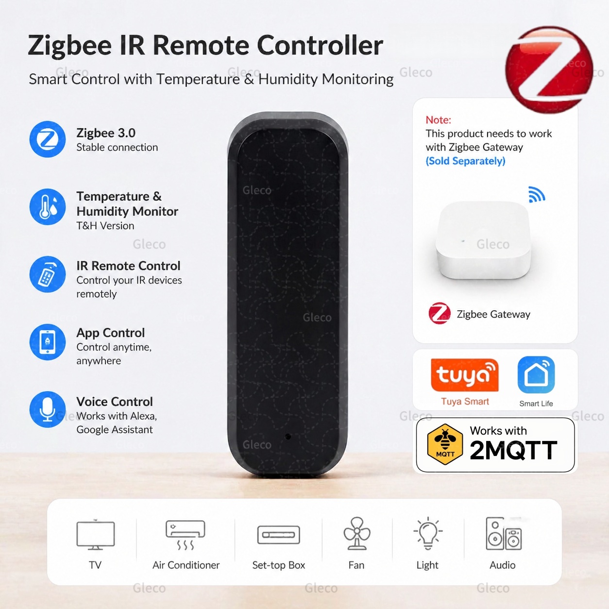 Zigbee Smart IR Remote Control - Universal Remote Smart Home 评论和价格