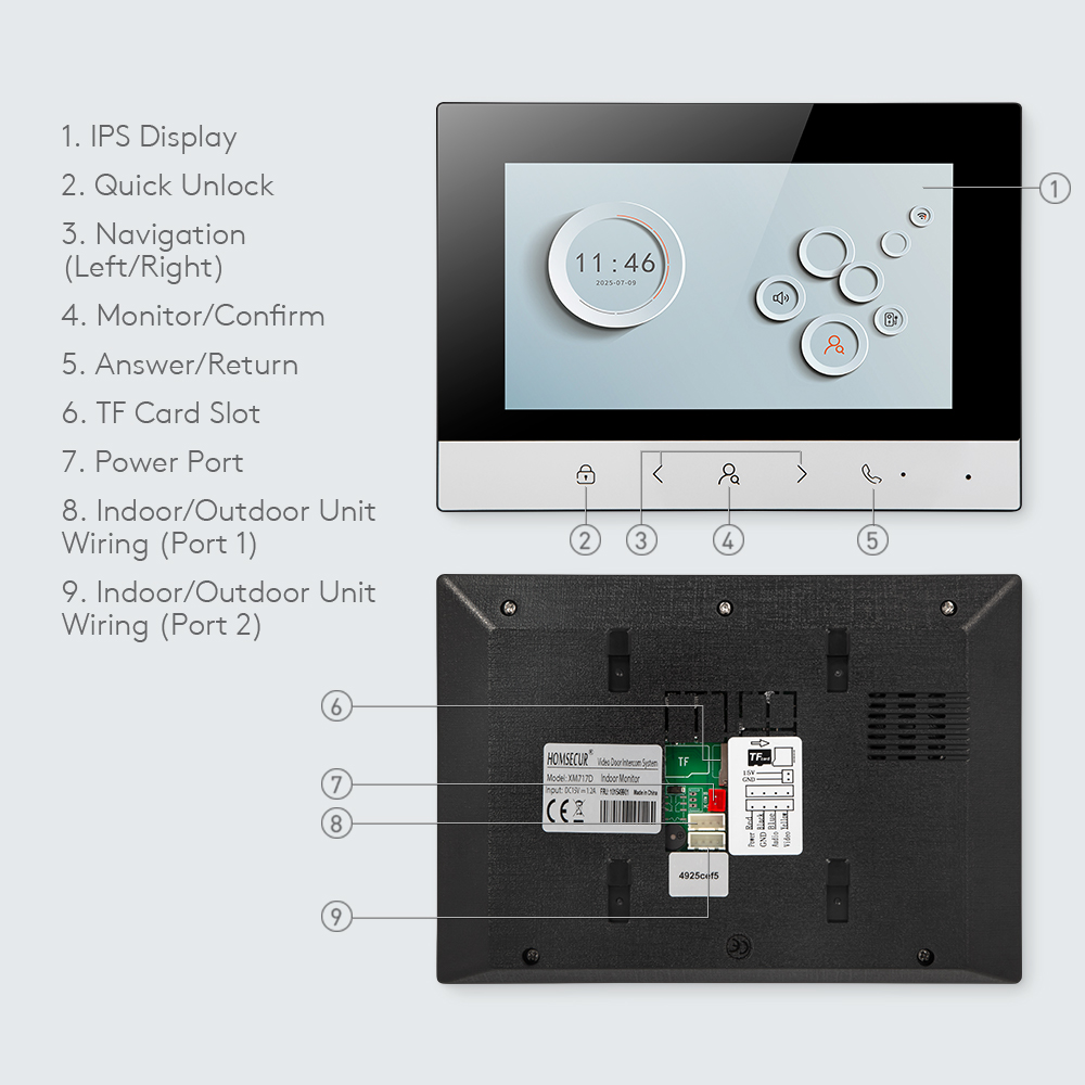 Tuya Smart WIFI Indoor Monitor - Smart Home Video 评论和价格