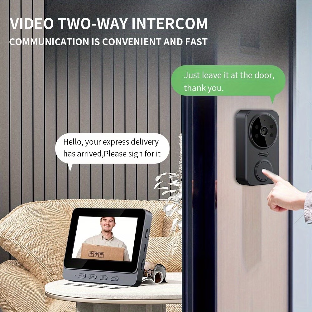 4.3'' IPS Screen 2.4G Wireless - Smart Home Video 评论和价格