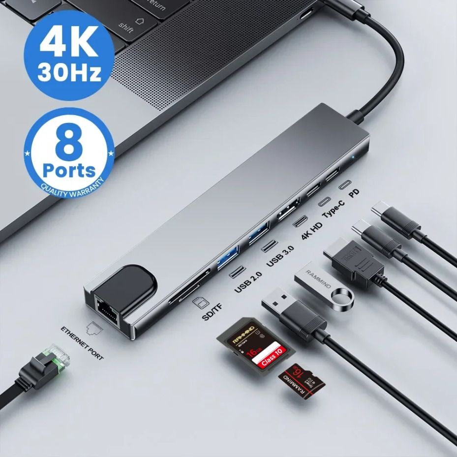 8IN1/2 Type-C Docking Station  - Smart Home Hub 2 评论和价格
