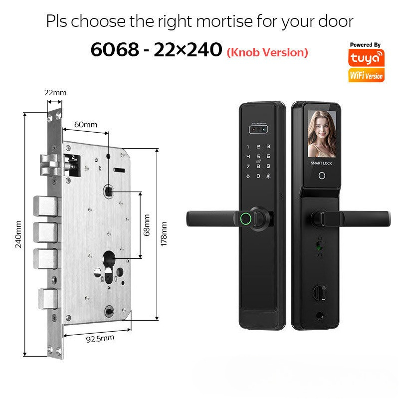 EGFirtor Semi-automaticTuya Fi - Smart Home Door Lock 评论和价格