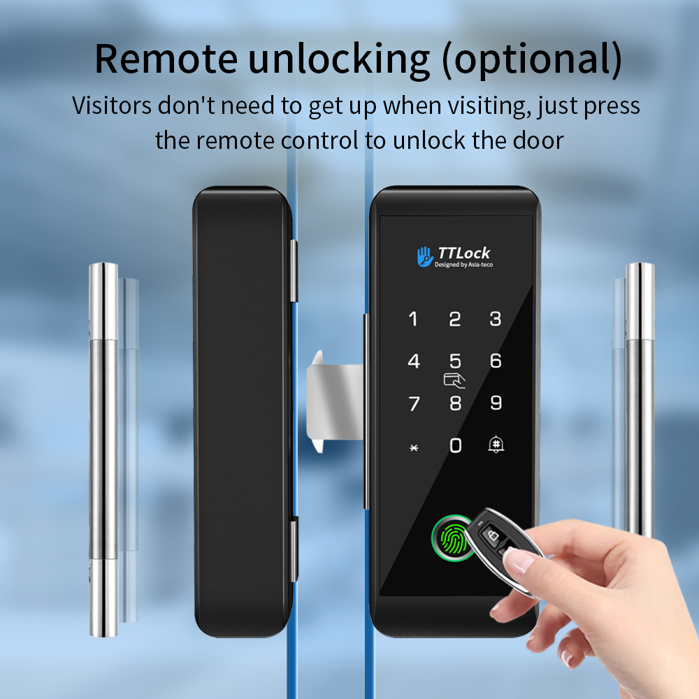 TTLOCK Smart Glass Lock Finger - Smart Home Door Lock 评论和价格