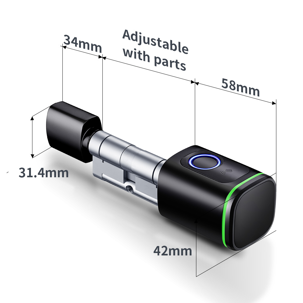 Smart Cylinder Lock Tuya 60-90 - Smart Home Door Lock 评论和价格